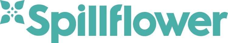 spillfower logo turqoise
